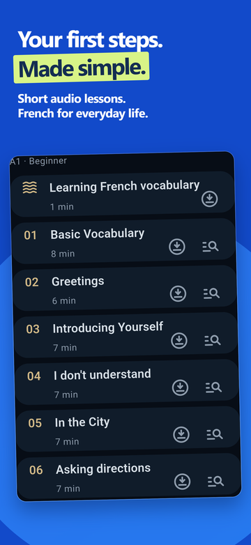 Learn step by step